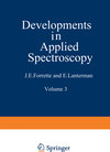 Buchcover Developments in Applied Spectroscopy