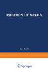 Buchcover Oxidation of Metals