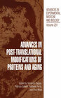 Buchcover Advances in Post-Translational Modifications of Proteins and Aging