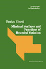 Buchcover Minimal Surfaces and Functions of Bounded Variation