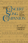 Buchcover The Concert Song Companion