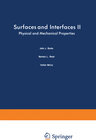 Buchcover Surfaces and Interfaces II
