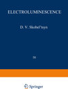 Buchcover Electroluminescence / Elektrolyuminestsentsiya / Электролюминесценция