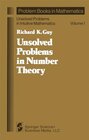 Buchcover Unsolved Problems in Number Theory (Problem Books in Mathematics Book 1) (English Edition)