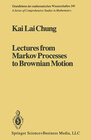 Buchcover Lectures from Markov Processes to Brownian Motion