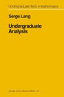 Buchcover Undergraduate Analysis (Undergraduate Texts in Mathematics) (English Edition)
