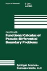Buchcover Functional Calculus of Pseudo-Differential Boundary Problems (Progress in Mathematics Book 65) (English Edition)