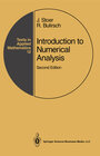 Buchcover Introduction to Numerical Analysis