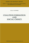Buchcover Coalition Formation and Social Choice