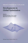 Buchcover Developments in Global Optimization