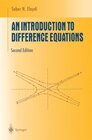 Buchcover An Introduction to Difference Equations (Undergraduate Texts in Mathematics) (English Edition)