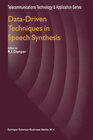 Buchcover Data-Driven Techniques in Speech Synthesis