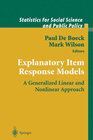 Buchcover Explanatory Item Response Models