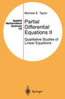 Buchcover Partial Differential Equations II