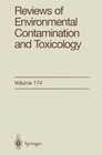 Buchcover Reviews of Environmental Contamination and Toxicology