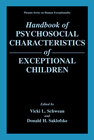 Buchcover Handbook of Psychosocial Characteristics of Exceptional Children