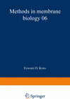 Buchcover Methods in Membrane Biology
