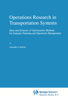 Buchcover Operations Research in Transportation Systems