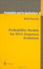 Buchcover Probability Models for DNA Sequence Evolution (Probability and Its Applications) (English Edition)