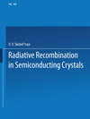 Buchcover Radiative Recombination in Semiconducting Crystals