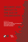 Buchcover Security and Privacy in the Age of Uncertainty