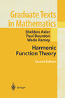 Buchcover Harmonic Function Theory