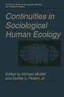 Buchcover Continuities in Sociological Human Ecology