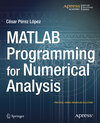 Buchcover MATLAB Programming for Numerical Analysis