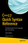 Buchcover C++17 Quick Syntax Reference