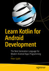 Buchcover Learn Kotlin for Android Development