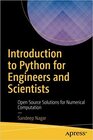 Buchcover Introduction to Python for Engineers and Scientists: Open Source Solutions for Numerical Computation