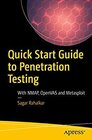 Buchcover Quick Start Guide to Penetration Testing: With NMAP, OpenVAS and Metasploit