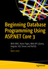 Buchcover Beginning Database Programming Using ASP.NET Core 3