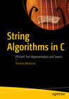Buchcover String Algorithms in C