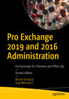 Buchcover Pro Exchange 2019 and 2016 Administration