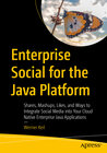 Buchcover Enterprise Social for the Java Platform