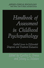 Buchcover Handbook of Assessment in Childhood Psychopathology