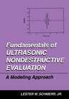 Buchcover Fundamentals of Ultrasonic Nondestructive Evaluation