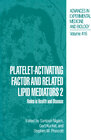 Buchcover Platelet-Activating Factor and Related Lipid Mediators 2