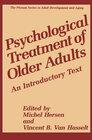 Buchcover Psychological Treatment of Older Adults