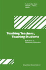 Buchcover Teaching Teachers, Teaching Students