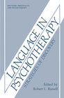 Buchcover Language in Psychotherapy