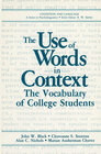 Buchcover The Use of Words in Context