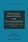 Buchcover Personality, Social Skills, and Psychopathology