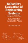 Buchcover Reliability Evaluation of Engineering Systems