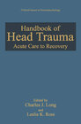 Buchcover Handbook of Head Trauma