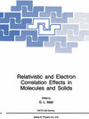 Buchcover Relativistic and Electron Correlation Effects in Molecules and Solids