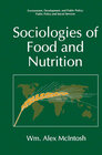 Buchcover Sociologies of Food and Nutrition