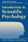 Buchcover Introduction to Scientific Psychology