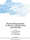 Buchcover Giant Resonances in Atoms, Molecules, and Solids